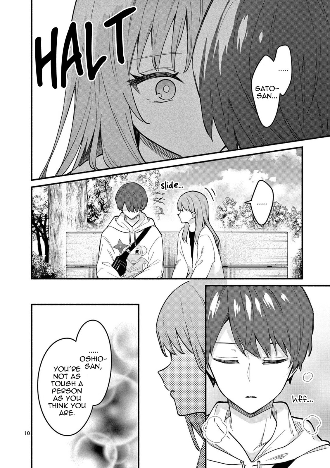 Shiotaiou no Sato-san ga Ore ni dake Amai Chapter 78 page 10 - 
