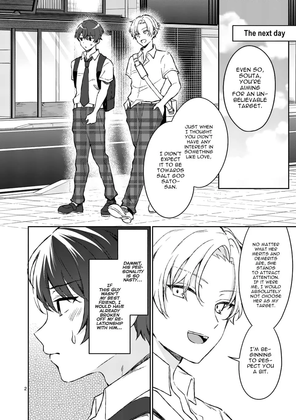 Shiotaiou no Sato-san ga Ore ni dake Amai Chapter 8 page 2 - 