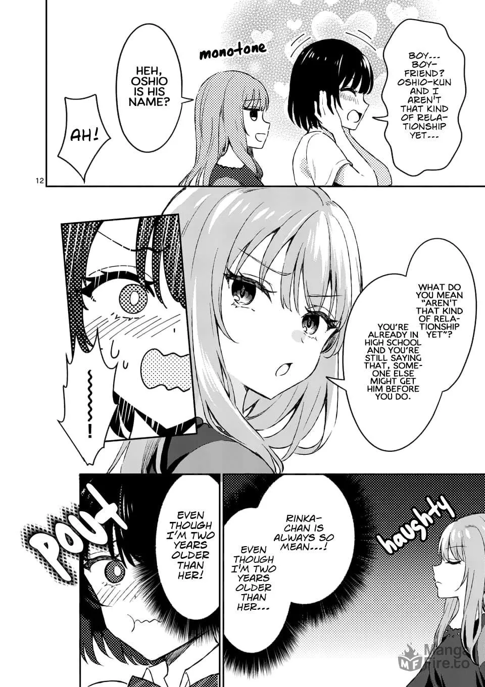 Shiotaiou no Sato-san ga Ore ni dake Amai Chapter 8 page 12 - 