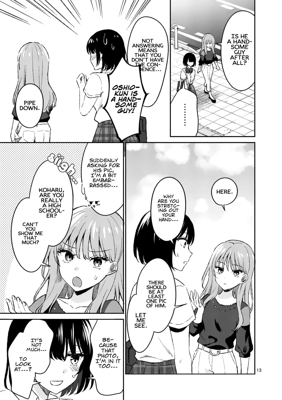 Shiotaiou no Sato-san ga Ore ni dake Amai Chapter 8 page 13 - 