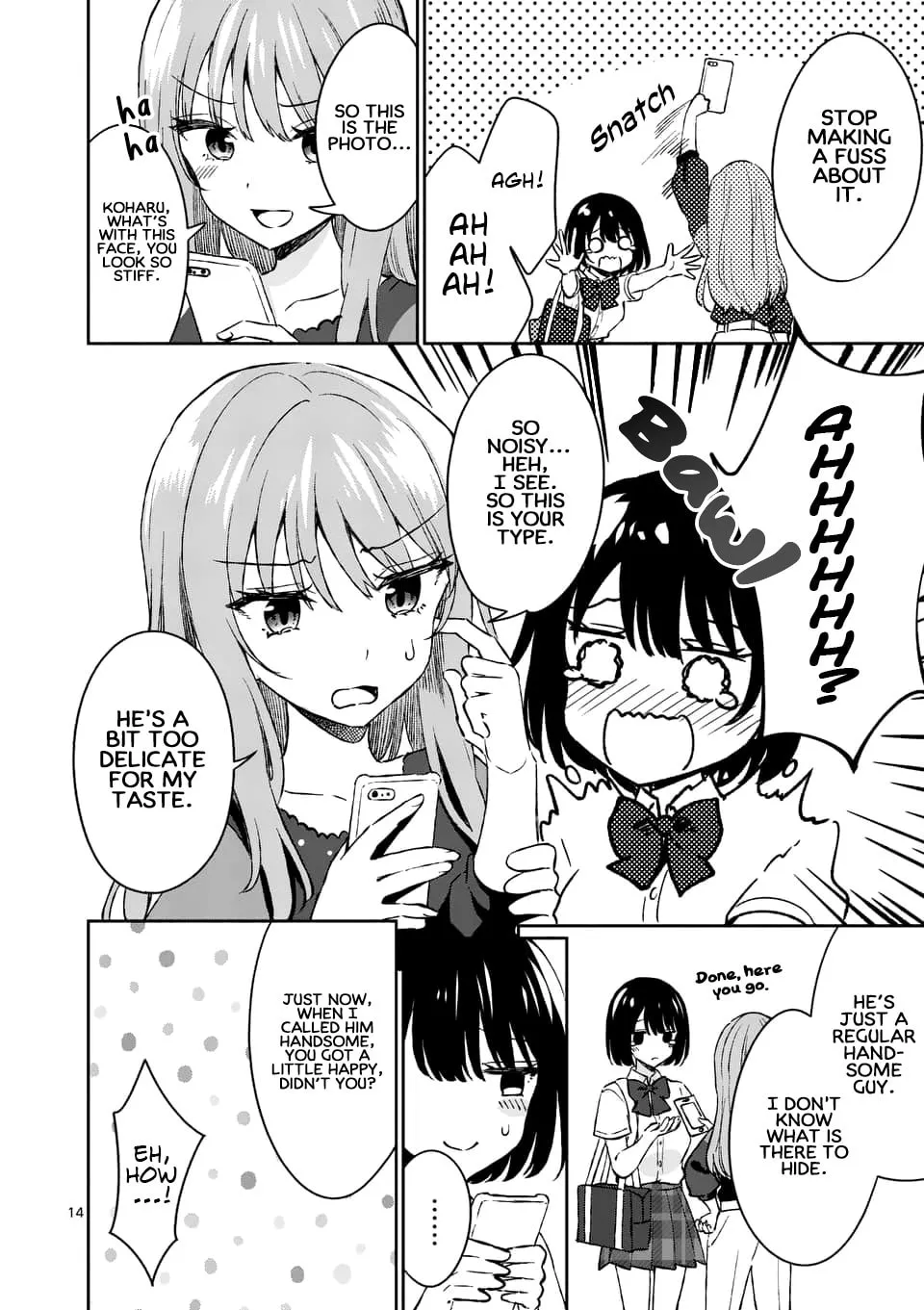 Shiotaiou no Sato-san ga Ore ni dake Amai Chapter 8 page 14 - 