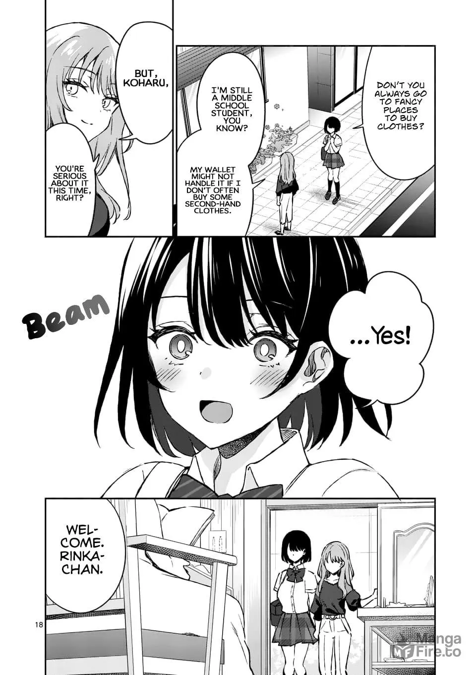 Shiotaiou no Sato-san ga Ore ni dake Amai Chapter 8 page 18 - 