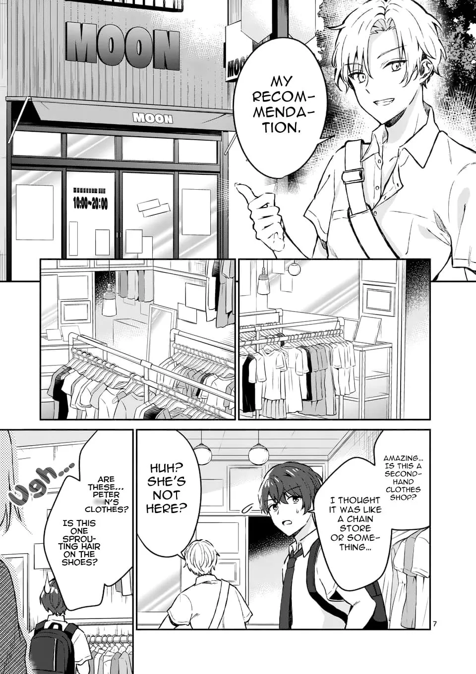 Shiotaiou no Sato-san ga Ore ni dake Amai Chapter 8 page 7 - 