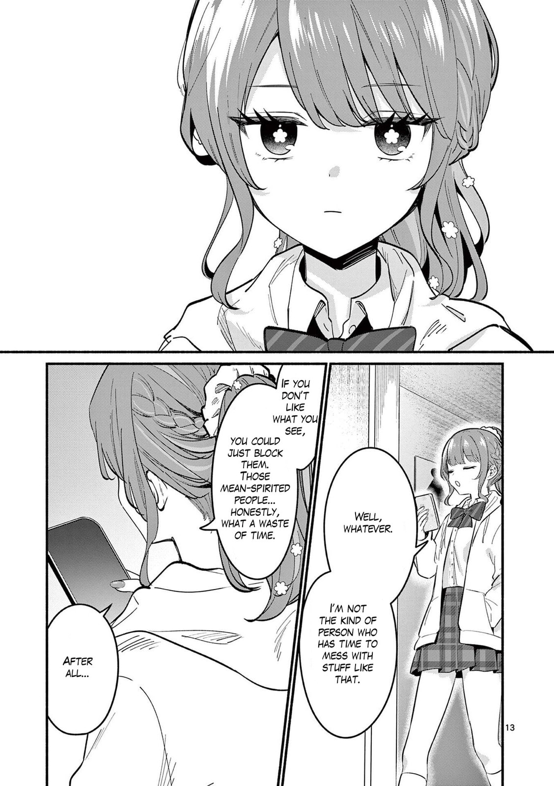 Shiotaiou no Sato-san ga Ore ni dake Amai Chapter 81 page 13 - 