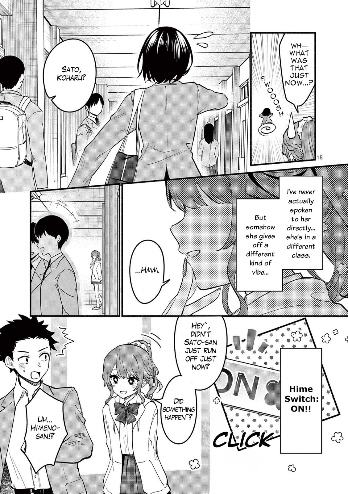 Shiotaiou no Sato-san ga Ore ni dake Amai Chapter 81 page 15 - 