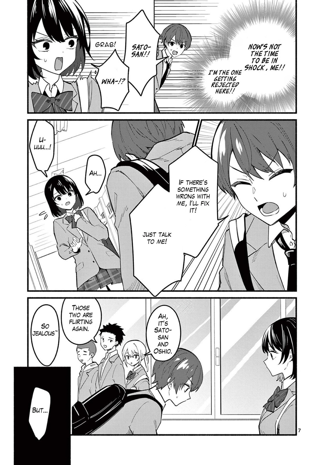Shiotaiou no Sato-san ga Ore ni dake Amai Chapter 81 page 7 - 