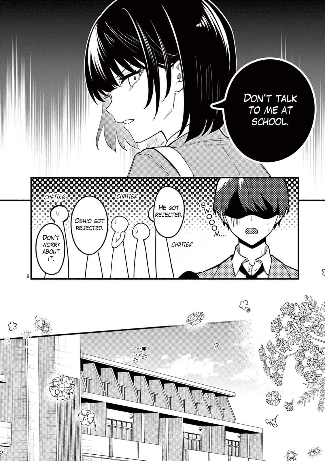 Shiotaiou no Sato-san ga Ore ni dake Amai Chapter 81 page 8 - 