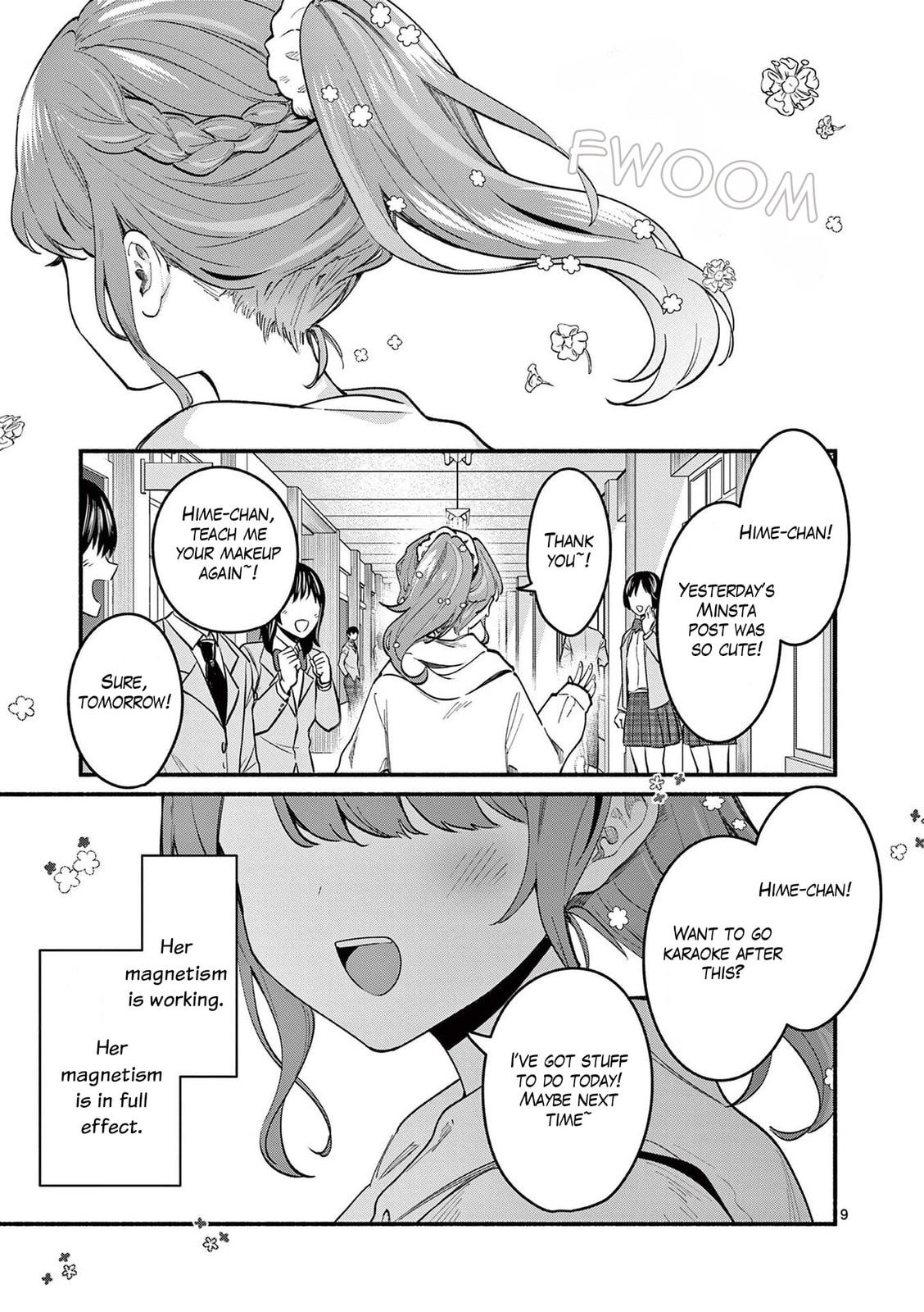 Shiotaiou no Sato-san ga Ore ni dake Amai Chapter 81 page 9 - 