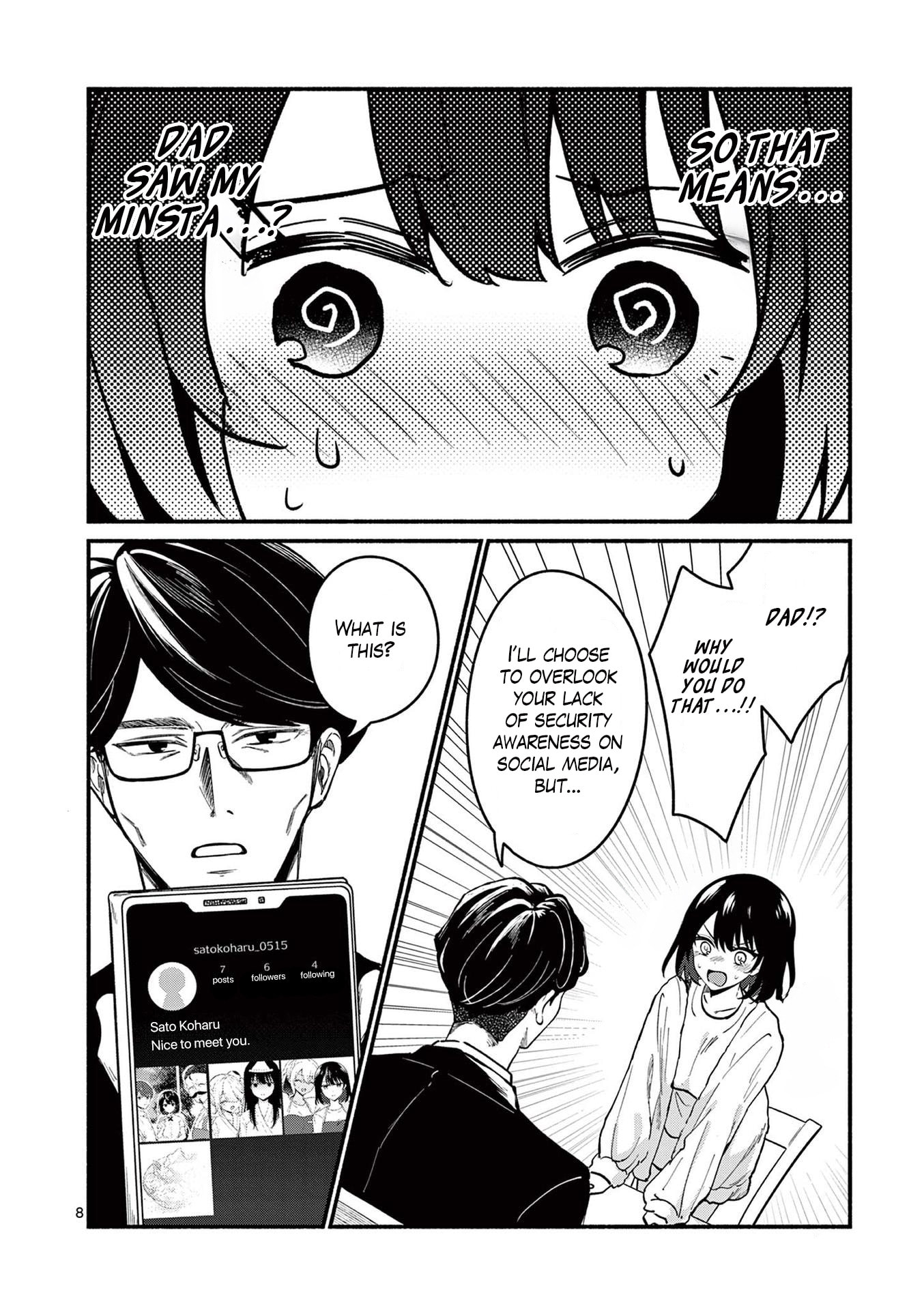 Shiotaiou no Sato-san ga Ore ni dake Amai Chapter 82 page 8 - 