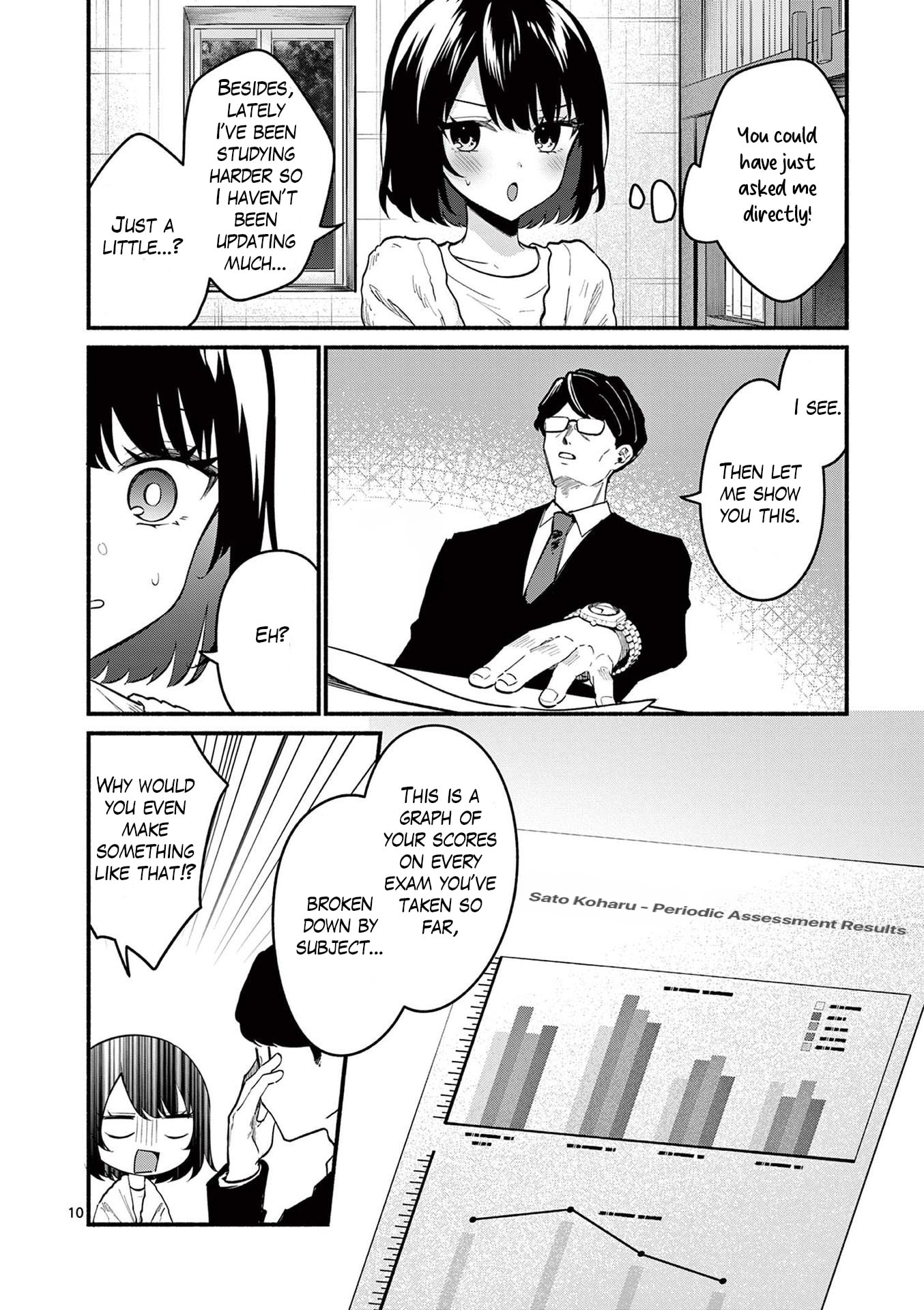 Shiotaiou no Sato-san ga Ore ni dake Amai Chapter 82 page 10 - 