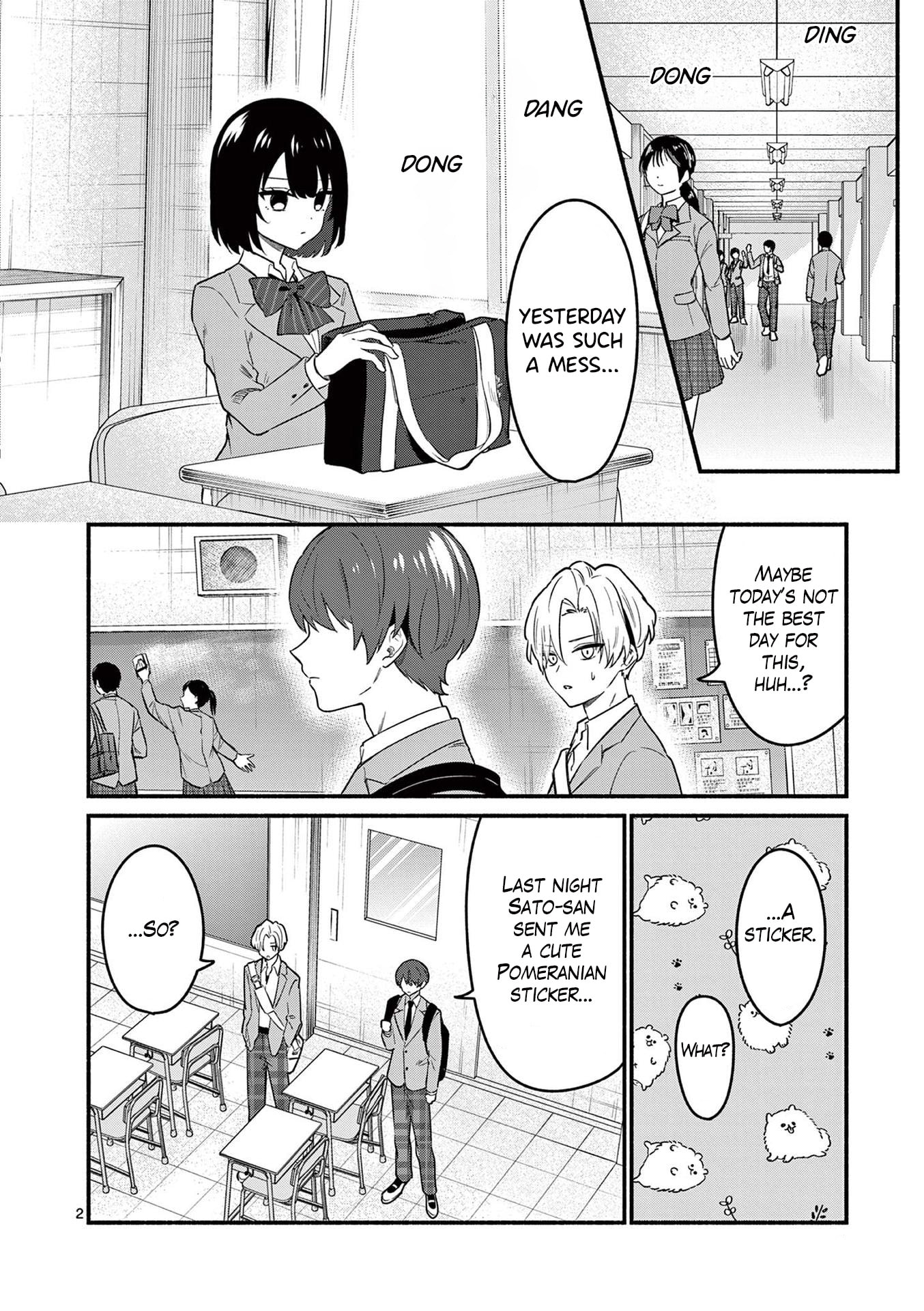 Shiotaiou no Sato-san ga Ore ni dake Amai Chapter 83 page 2 - 