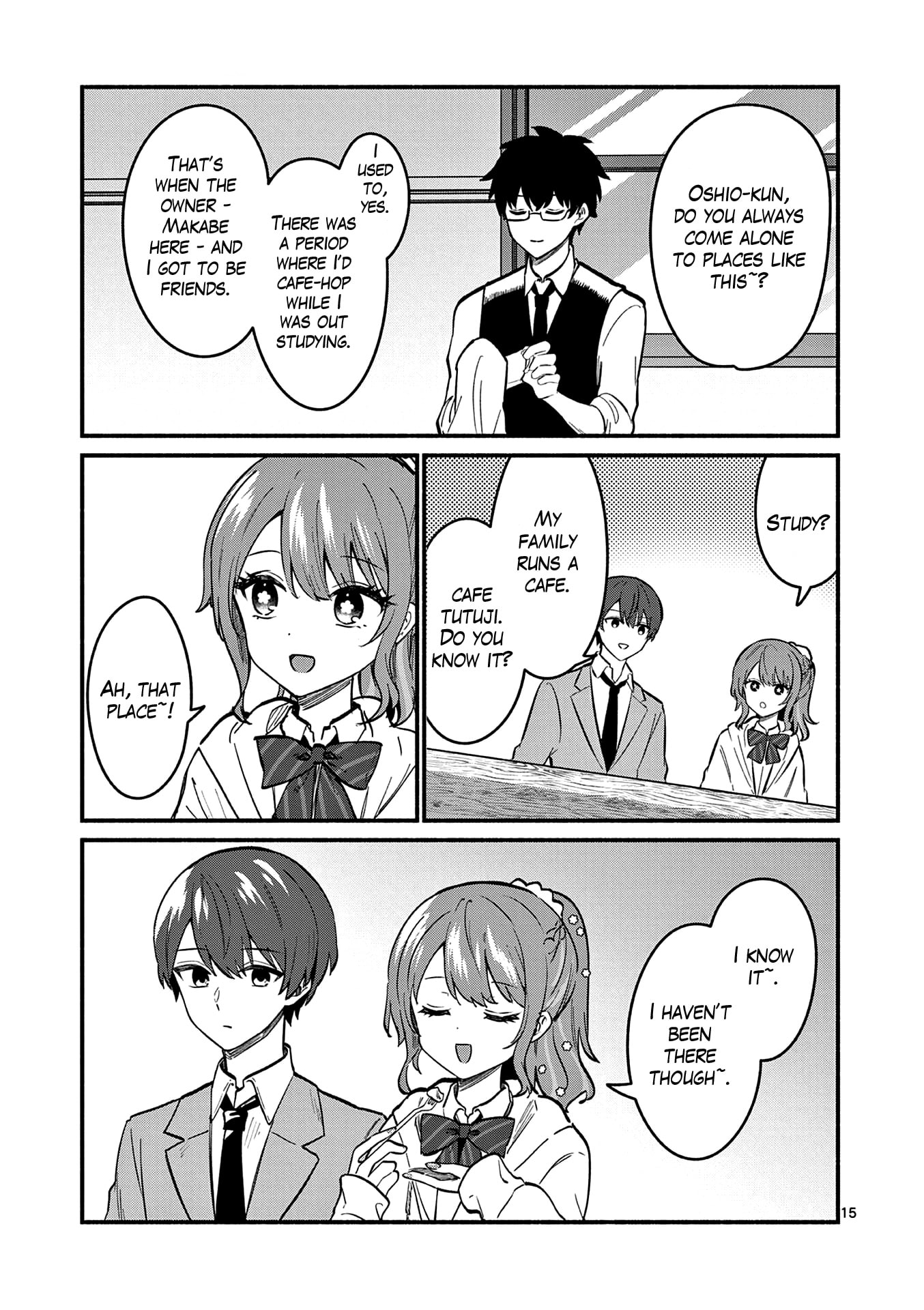 Shiotaiou no Sato-san ga Ore ni dake Amai Chapter 84 page 15 - 