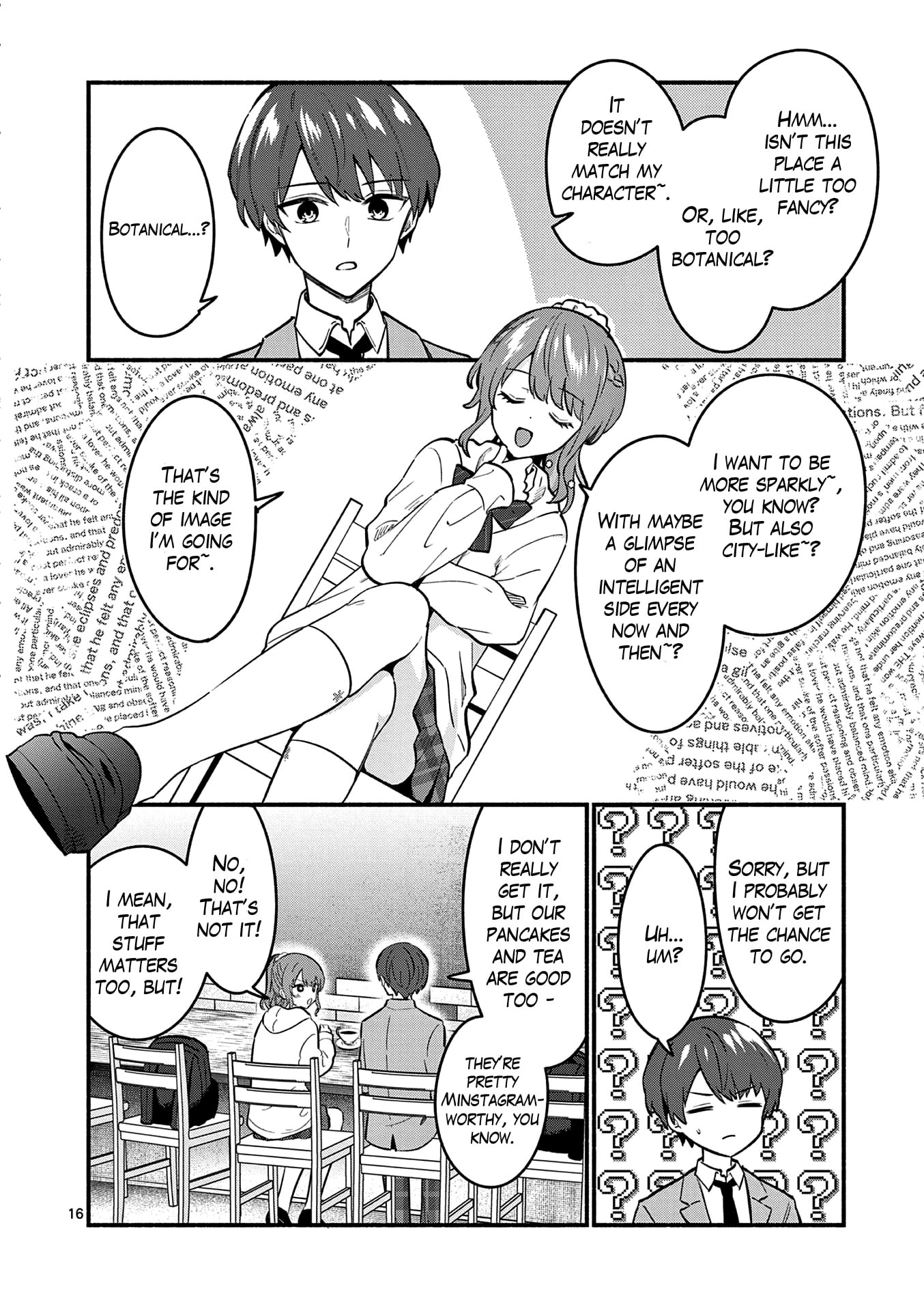 Shiotaiou no Sato-san ga Ore ni dake Amai Chapter 84 page 16 - 
