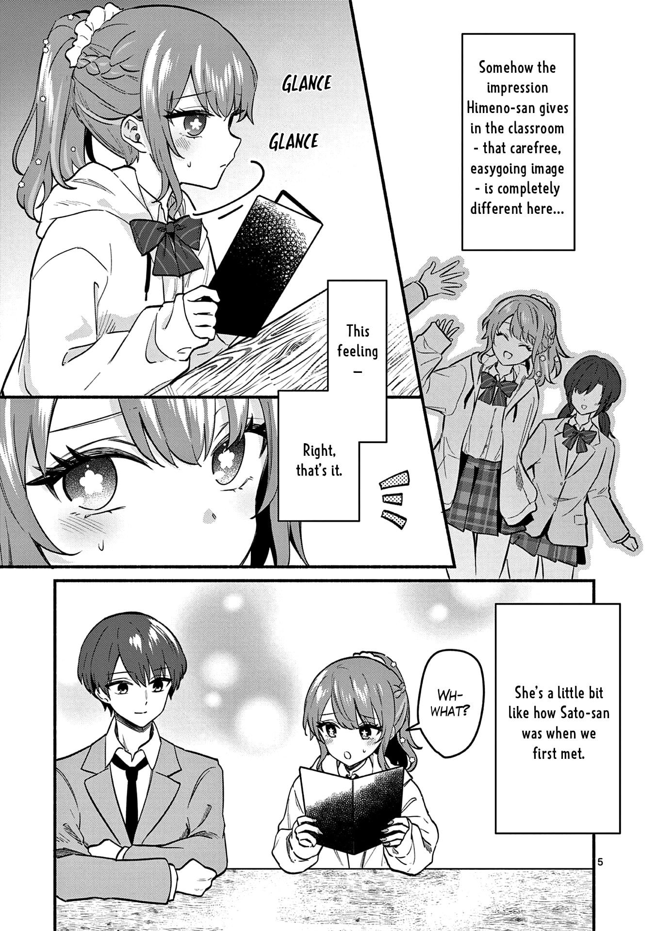 Shiotaiou no Sato-san ga Ore ni dake Amai Chapter 84 page 5 - 