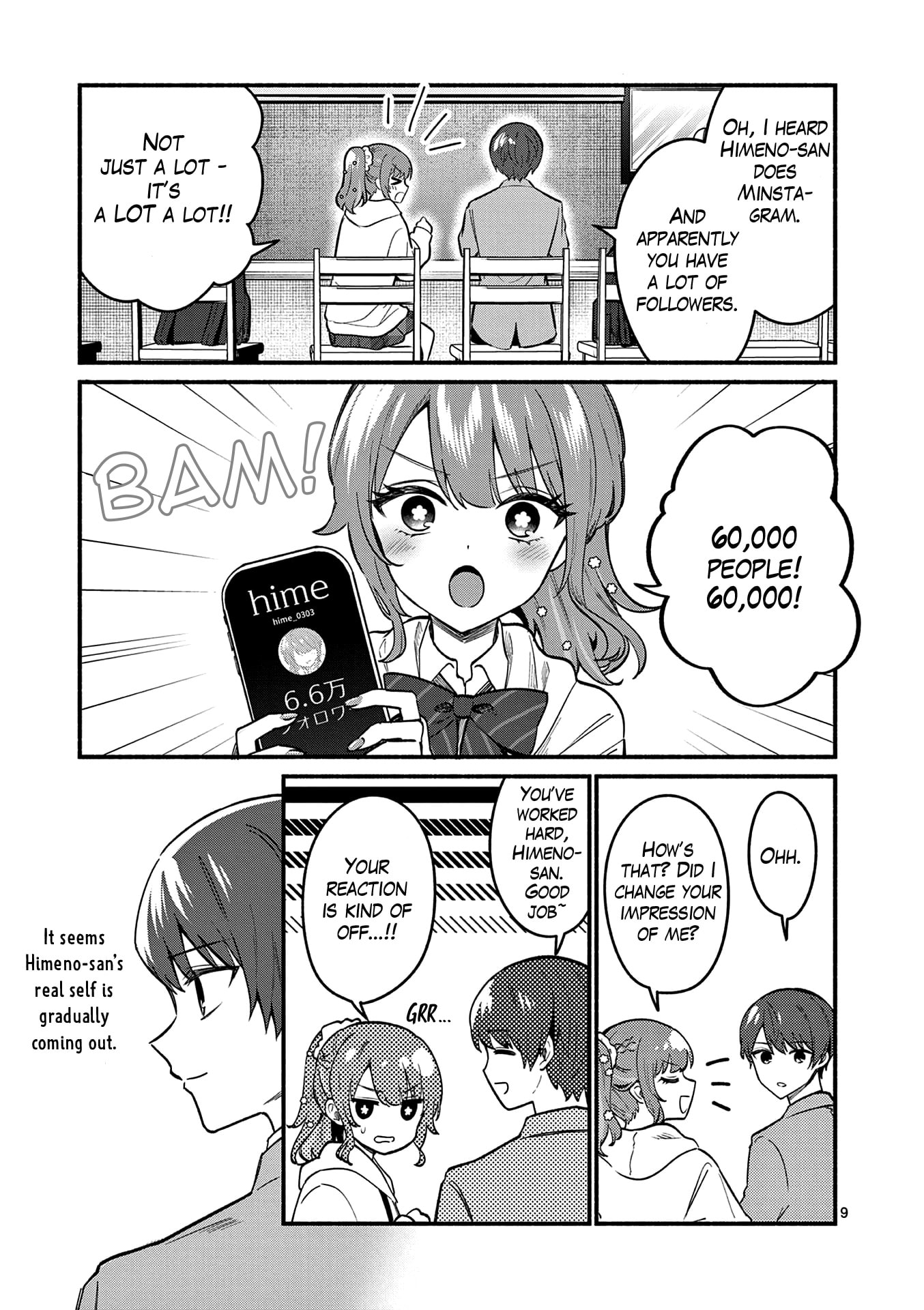 Shiotaiou no Sato-san ga Ore ni dake Amai Chapter 84 page 9 - 
