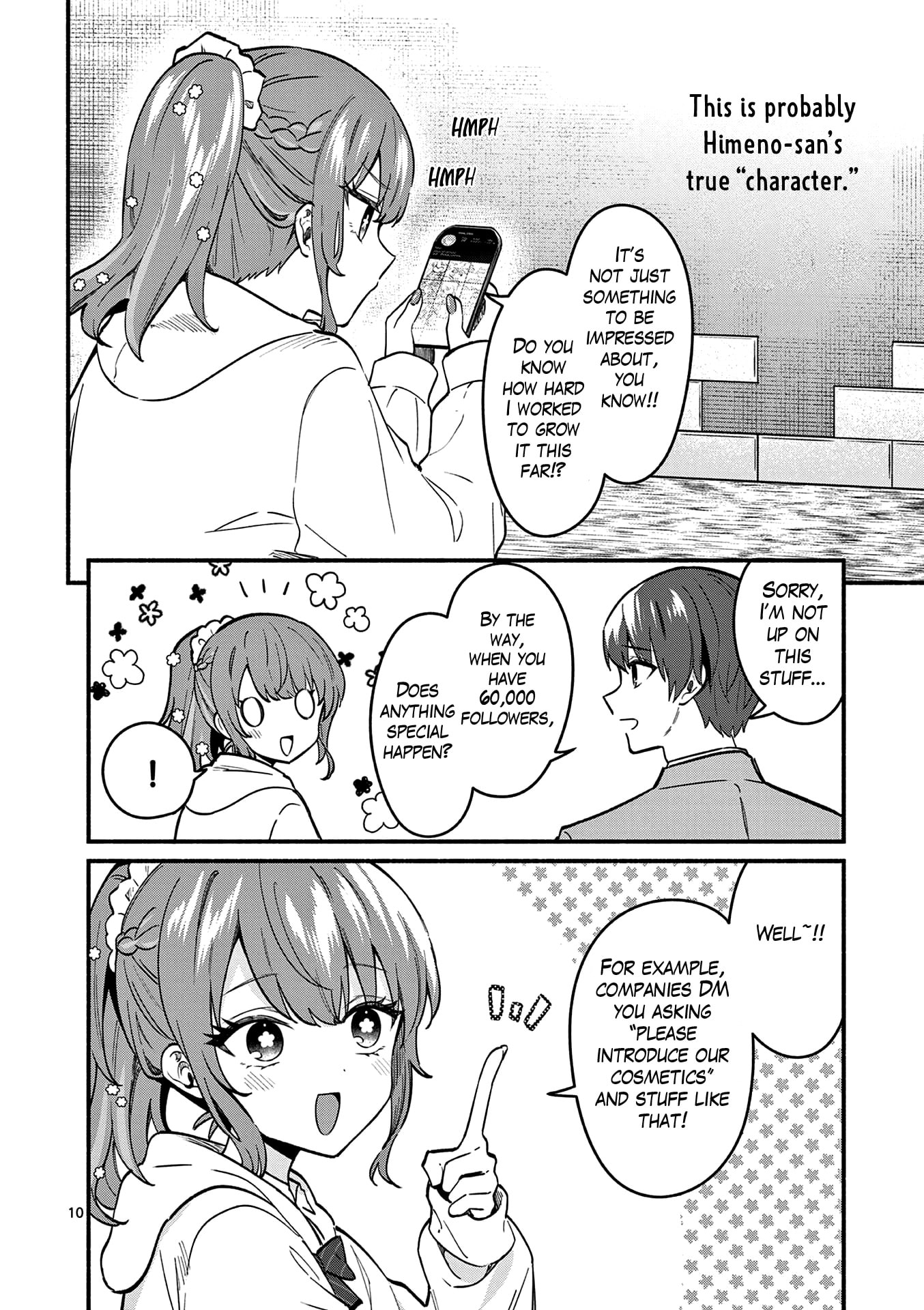 Shiotaiou no Sato-san ga Ore ni dake Amai Chapter 84 page 10 - 