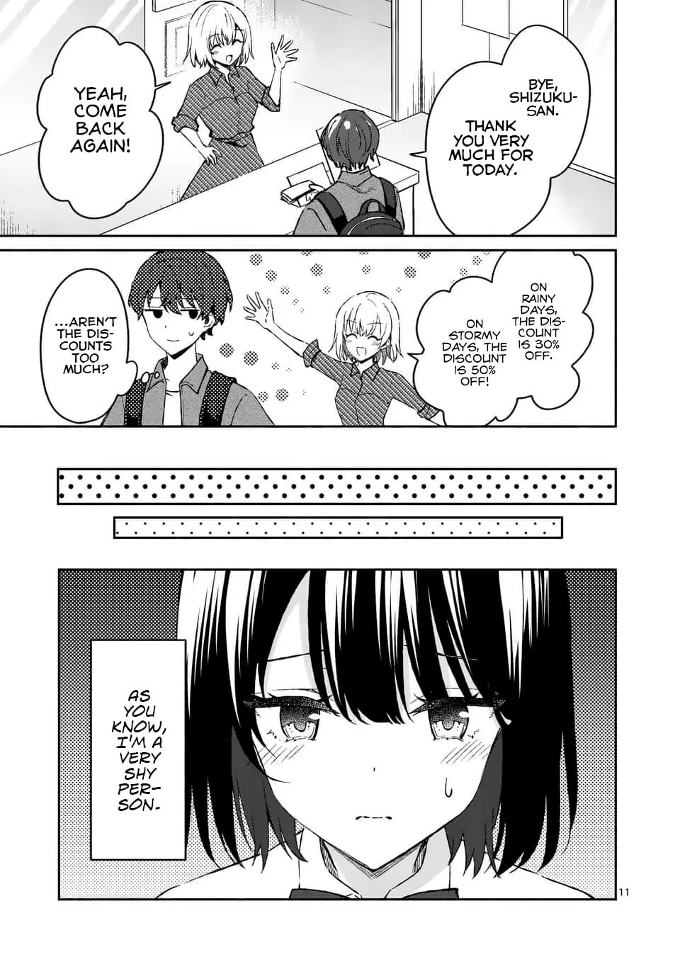 Shiotaiou no Sato-san ga Ore ni dake Amai Chapter 9 page 11 - 