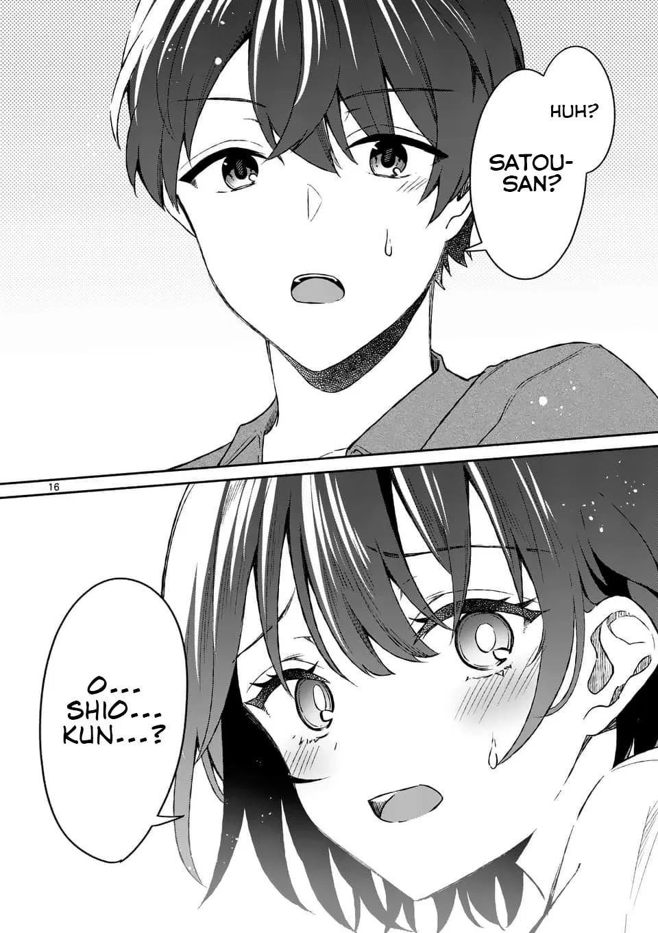 Shiotaiou no Sato-san ga Ore ni dake Amai Chapter 9 page 16 - 