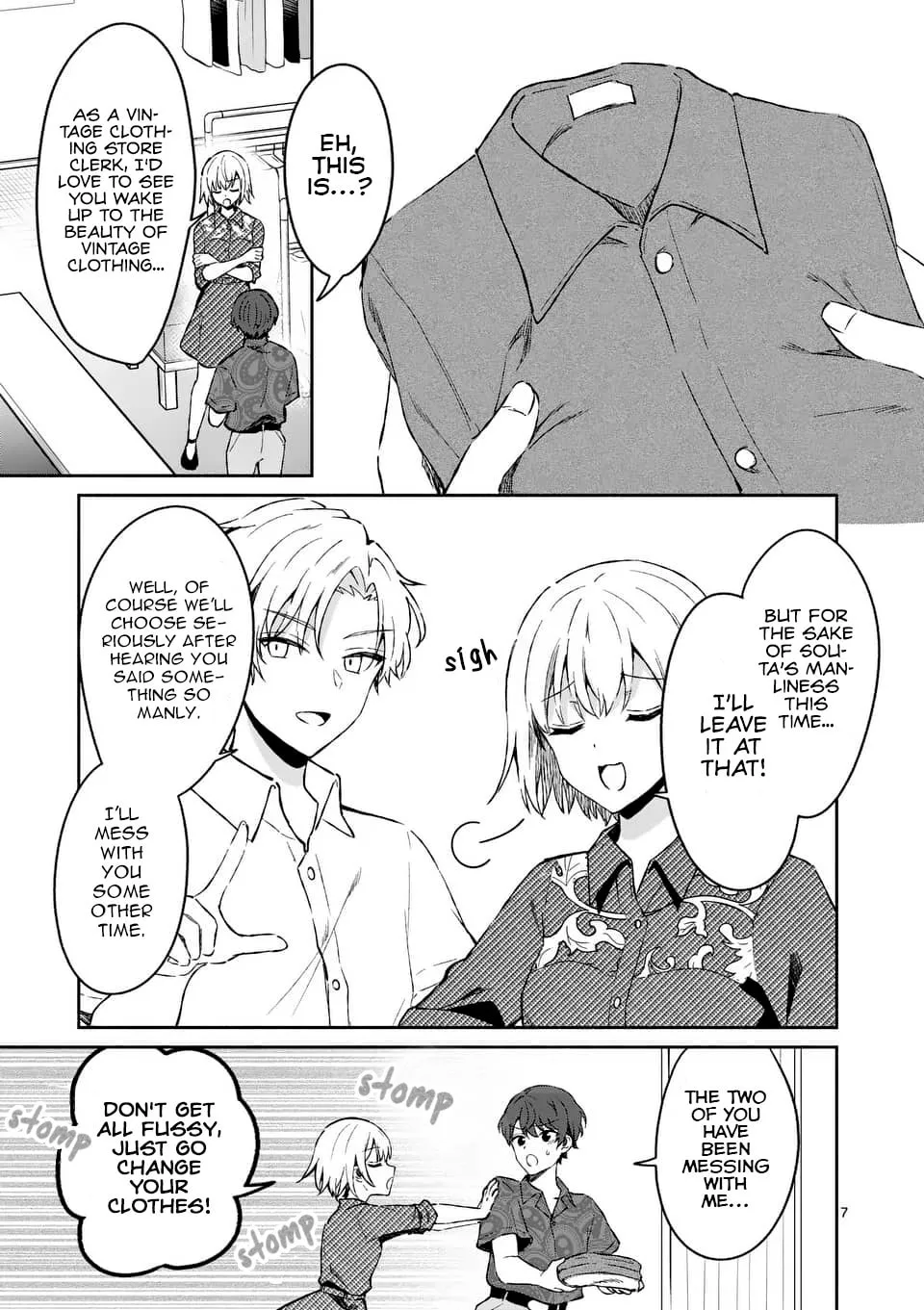 Shiotaiou no Sato-san ga Ore ni dake Amai Chapter 9 page 7 - 