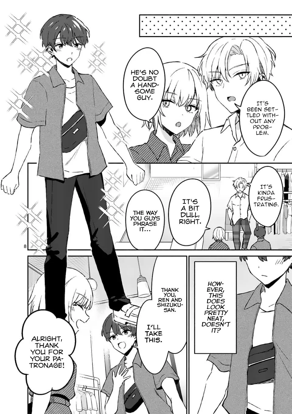 Shiotaiou no Sato-san ga Ore ni dake Amai Chapter 9 page 8 - 