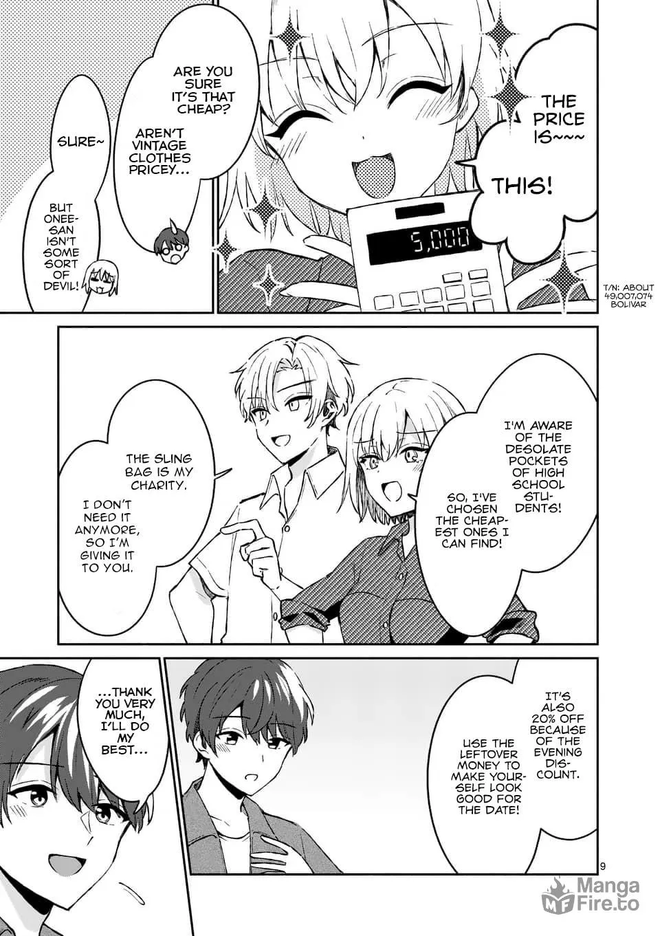 Shiotaiou no Sato-san ga Ore ni dake Amai Chapter 9 page 9 - 