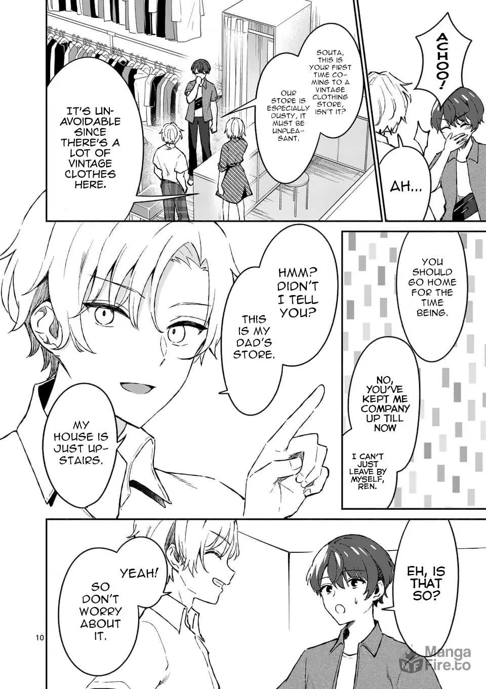 Shiotaiou no Sato-san ga Ore ni dake Amai Chapter 9 page 10 - 