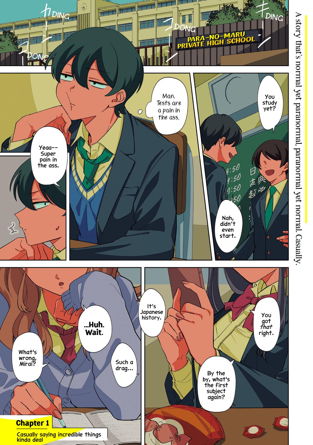Shiretto Sugee Koto Iteru Gal: Shiritsu Para no Marukoukou no Nichijou Chapter 1 page 1 - 