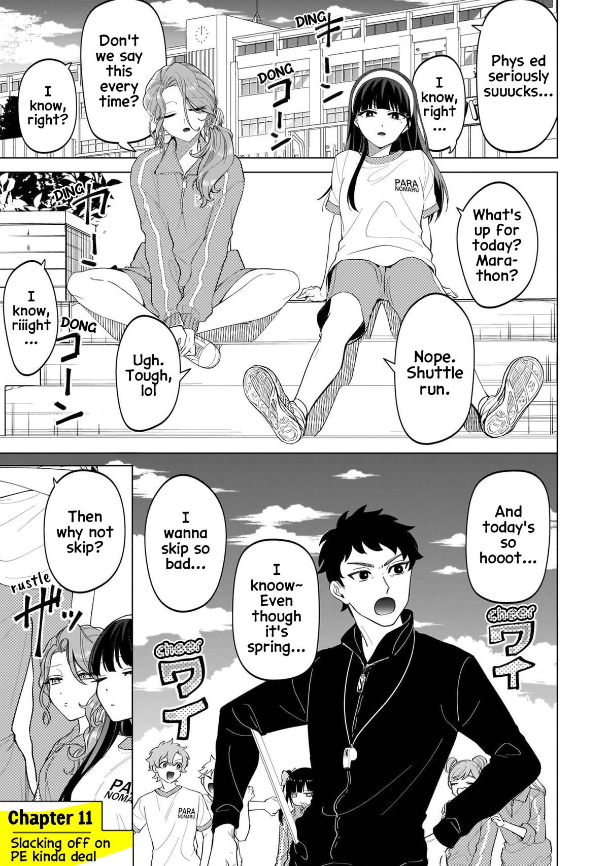 Shiretto Sugee Koto Iteru Gal: Shiritsu Para no Marukoukou no Nichijou Chapter 11 page 1 - 