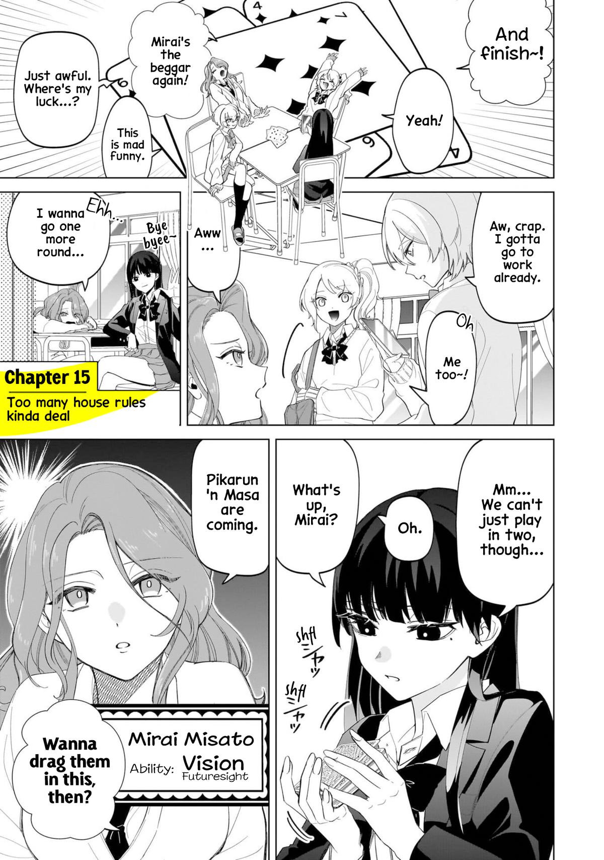 Shiretto Sugee Koto Iteru Gal: Shiritsu Para no Marukoukou no Nichijou Chapter 15 page 1 - 