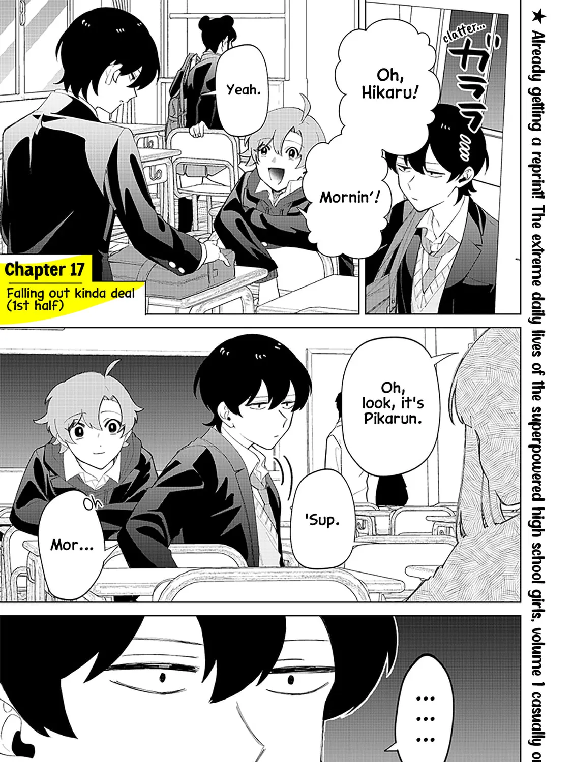 Shiretto Sugee Koto Itteru Gal. Shiritsu Para no Marukoukou no Nichijou Chapter 17 page 1 - 
