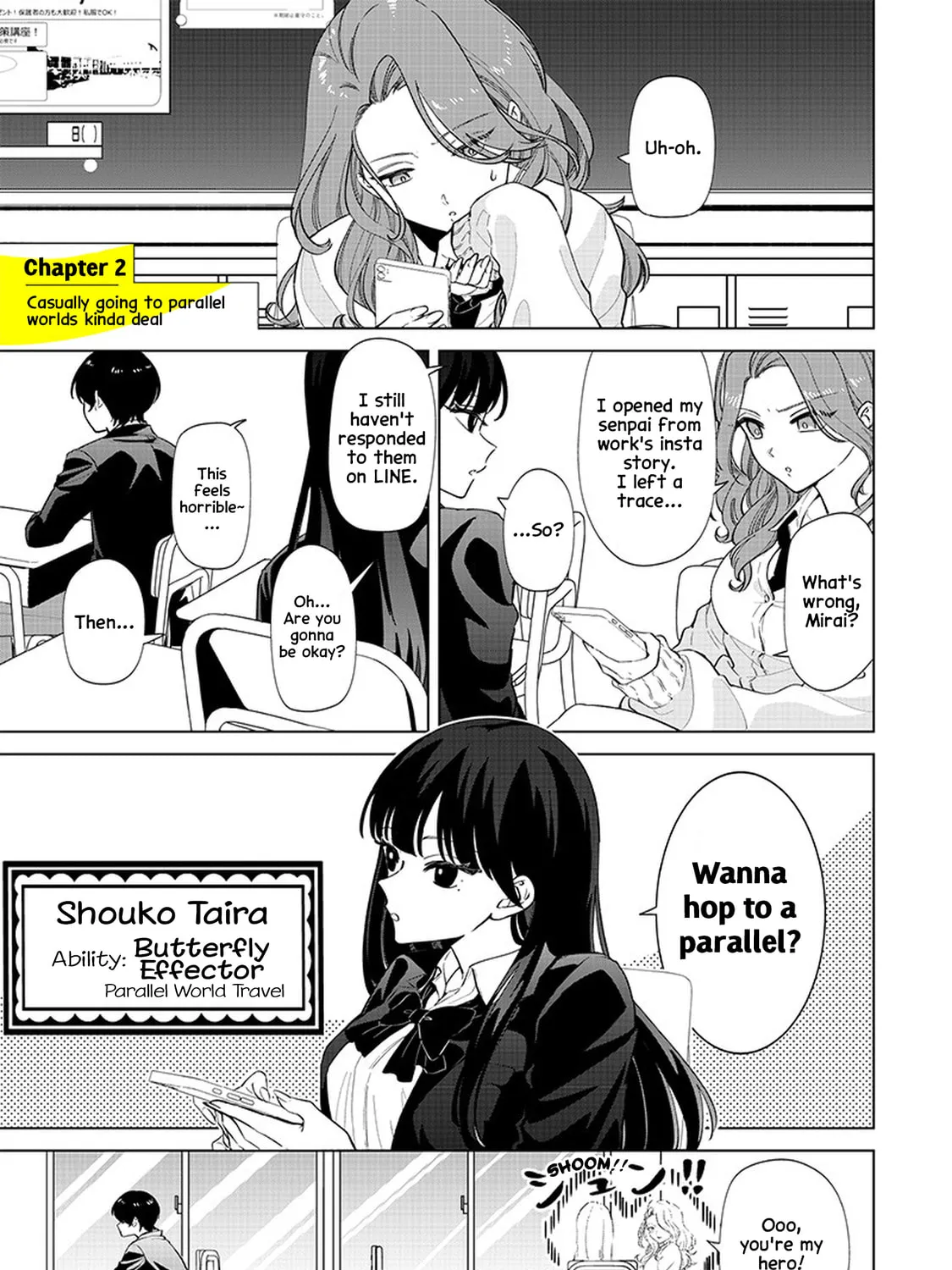 Shiretto Sugee Koto Itteru Gal. Shiritsu Para no Marukoukou no Nichijou Chapter 2 page 3 - 