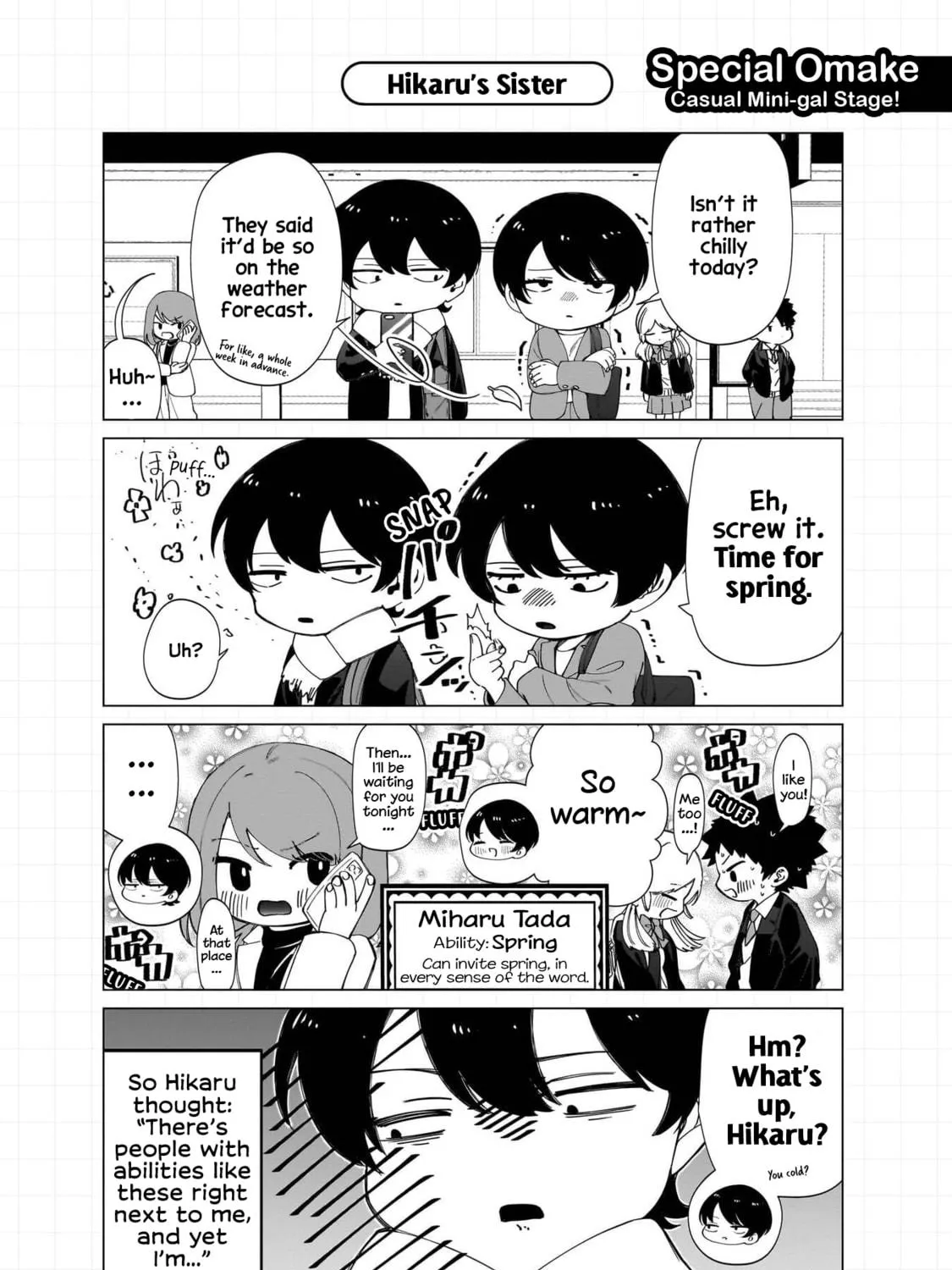 Shiretto Sugee Koto Itteru Gal. Shiritsu Para no Marukoukou no Nichijou Chapter 27.5 page 11 - 