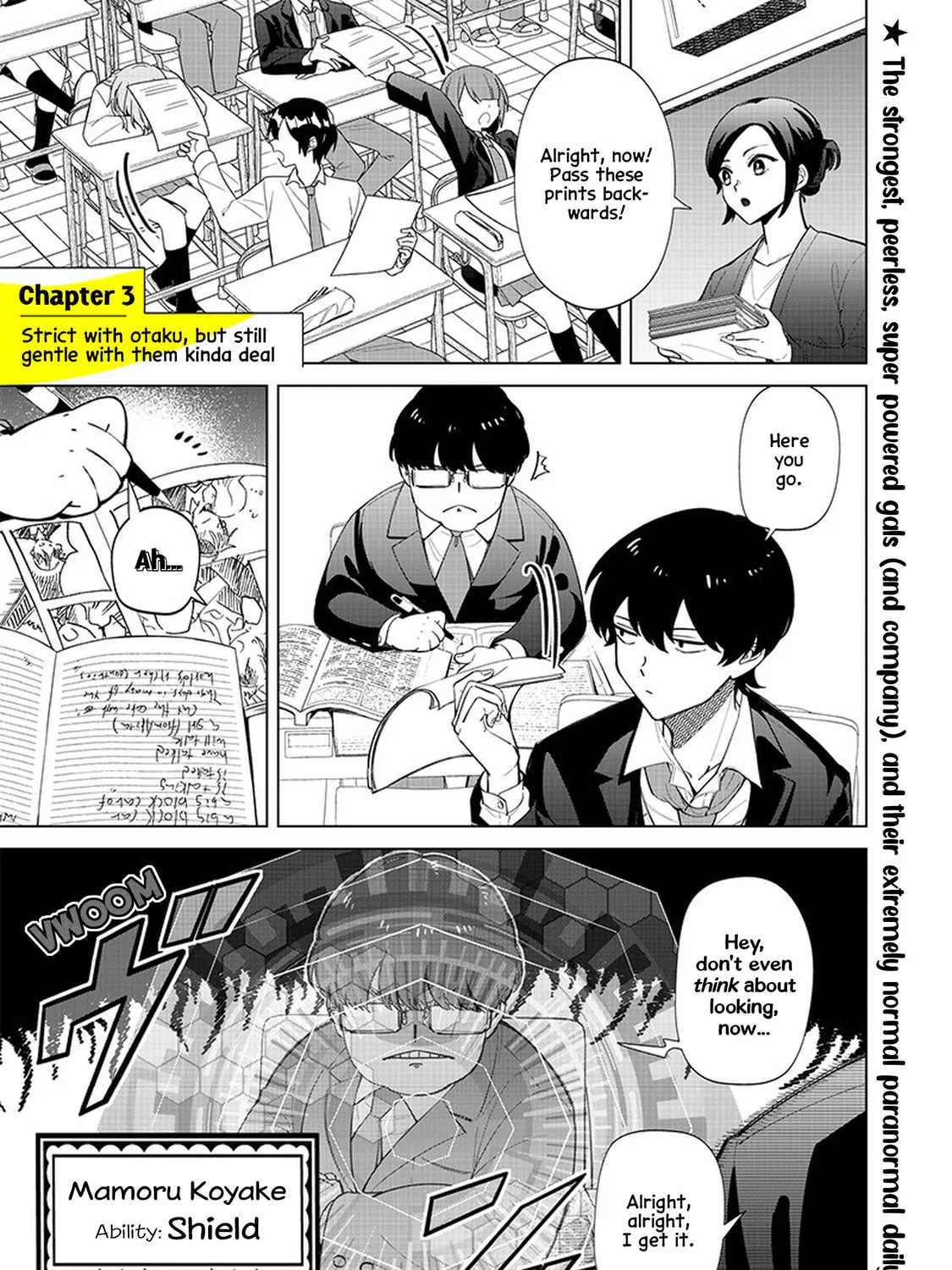Shiretto Sugee Koto Itteru Gal. Shiritsu Para no Marukoukou no Nichijou Chapter 3 page 3 - 