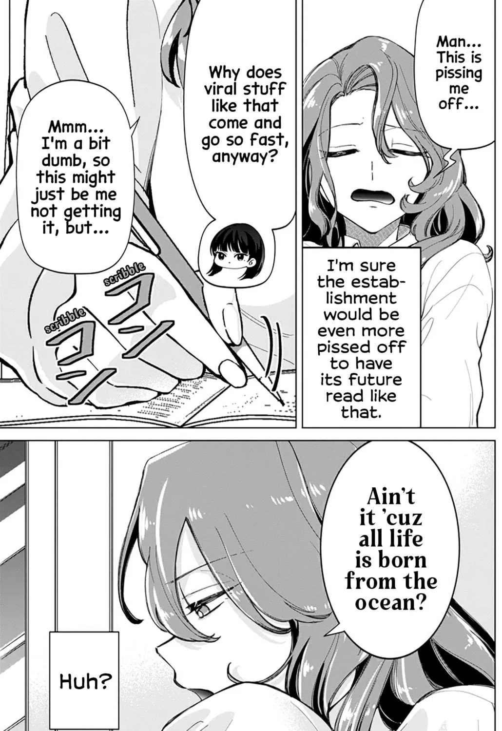 Shiretto Sugee Koto Itteru Gal. Shiritsu Para no Marukoukou no Nichijou Chapter 31.5 page 9 - 