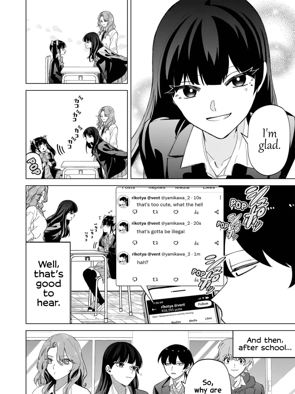 Shiretto Sugee Koto Itteru Gal. Shiritsu Para no Marukoukou no Nichijou Chapter 34 page 7 - 