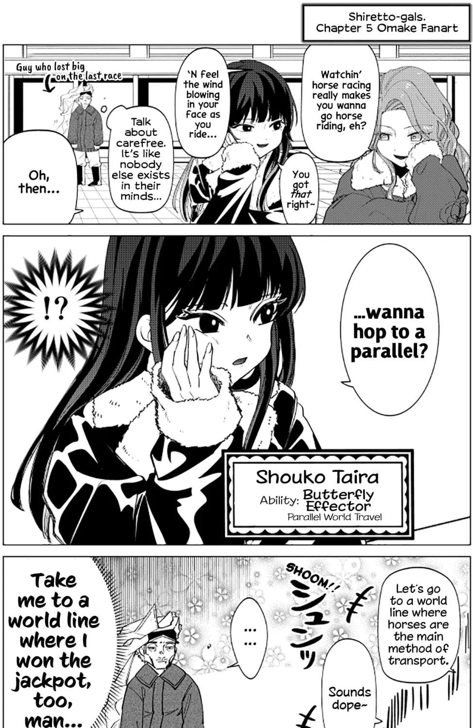 Shiretto Sugee Koto Itteru Gal. Shiritsu Para no Marukoukou no Nichijou Chapter 5.5 page 1 - 