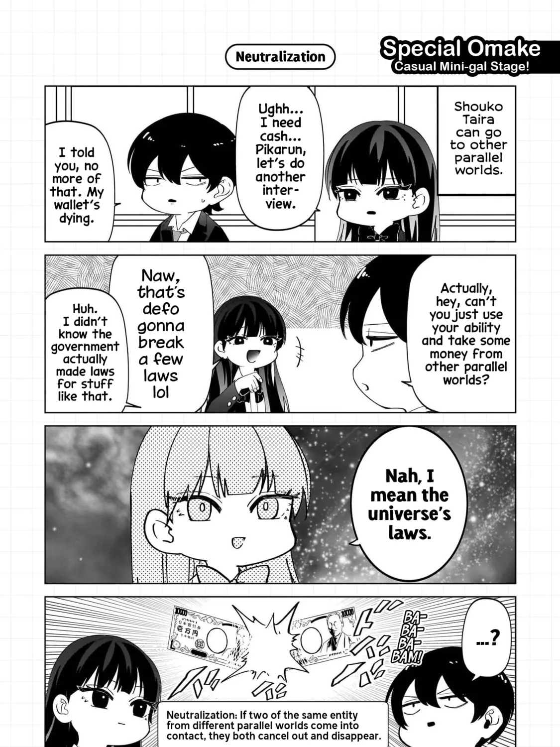 Shiretto Sugee Koto Itteru Gal. Shiritsu Para no Marukoukou no Nichijou Chapter 9.5 page 15 - 