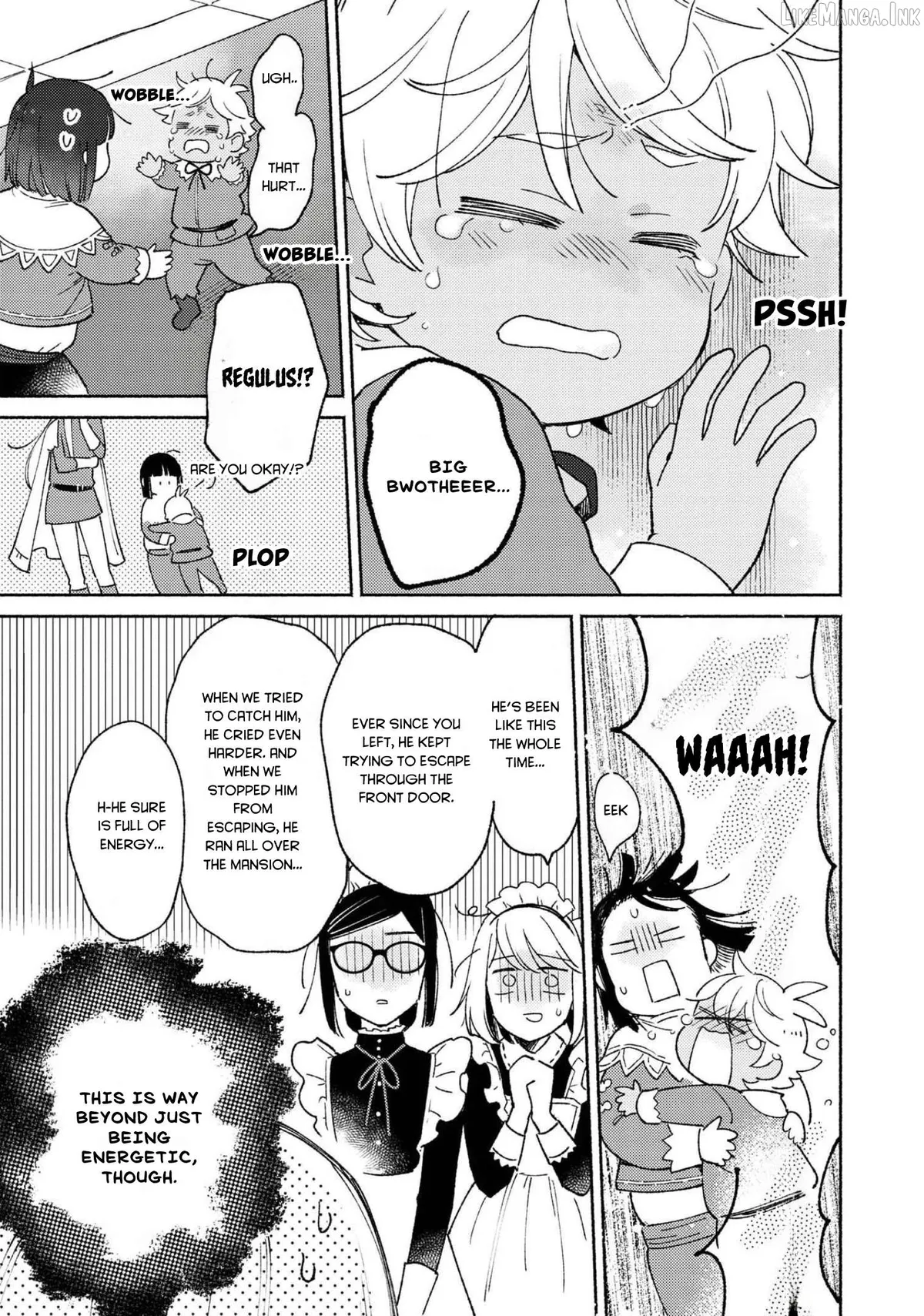 Shiroi Buta Kizoku desu ga Zense no Kioku ga Haeta no de Hiyoko na Otouto Sodatemasu Chapter 10 page 23 - 