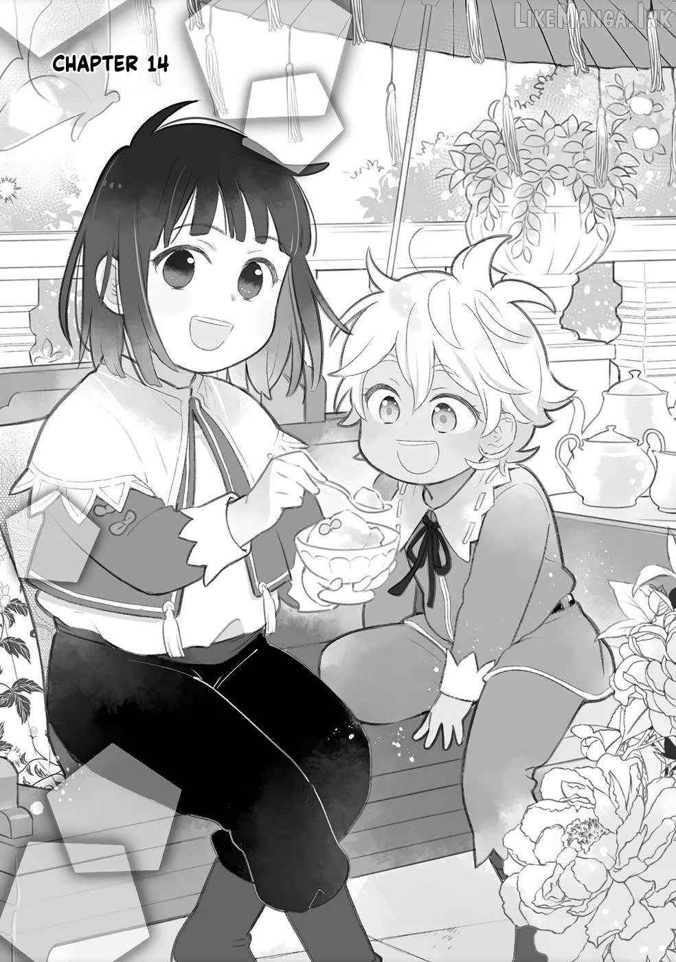 Shiroi Buta Kizoku desu ga Zense no Kioku ga Haeta no de Hiyoko na Otouto Sodatemasu Chapter 14 page 1 - 