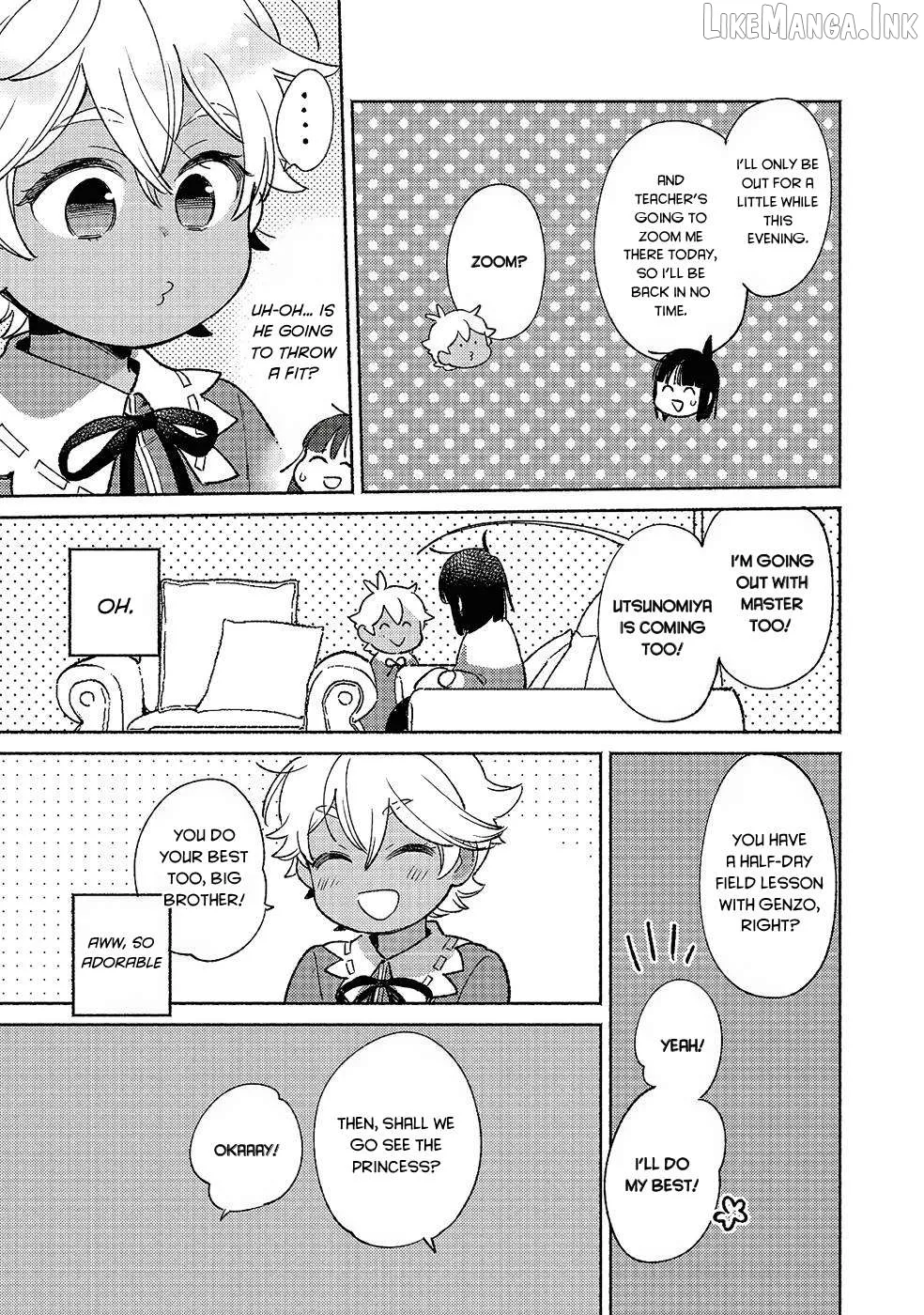 Shiroi Buta Kizoku desu ga Zense no Kioku ga Haeta no de Hiyoko na Otouto Sodatemasu Chapter 14 page 23 - 