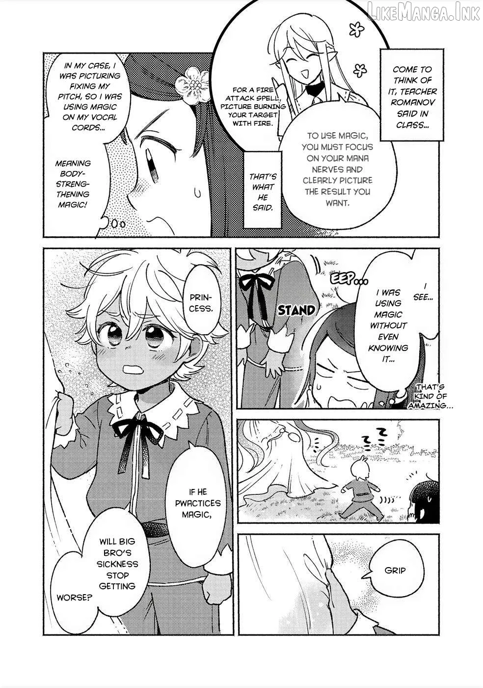 Shiroi Buta Kizoku desu ga Zense no Kioku ga Haeta no de Hiyoko na Otouto Sodatemasu Chapter 14 page 6 - 