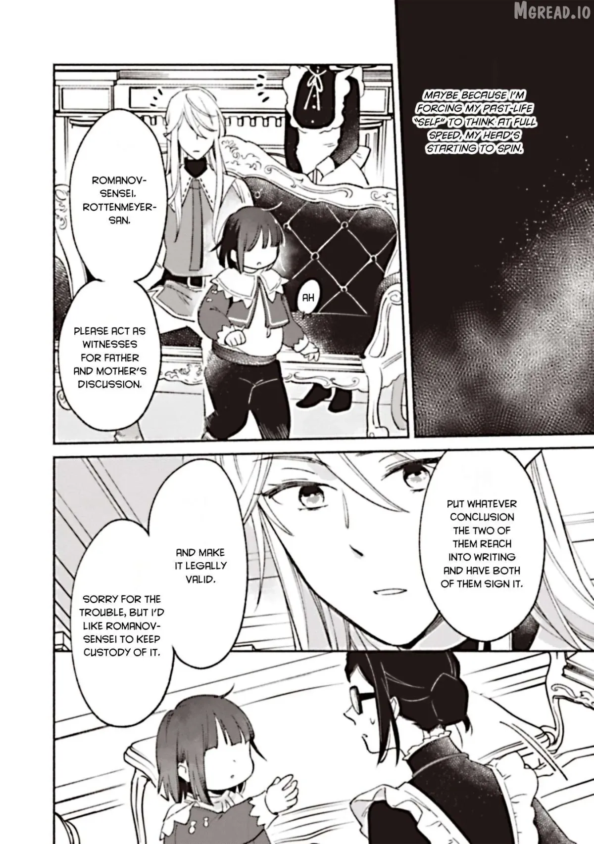 Shiroi Buta Kizoku desu ga Zense no Kioku ga Haeta no de Hiyoko na Otouto Sodatemasu Chapter 5 page 32 - 