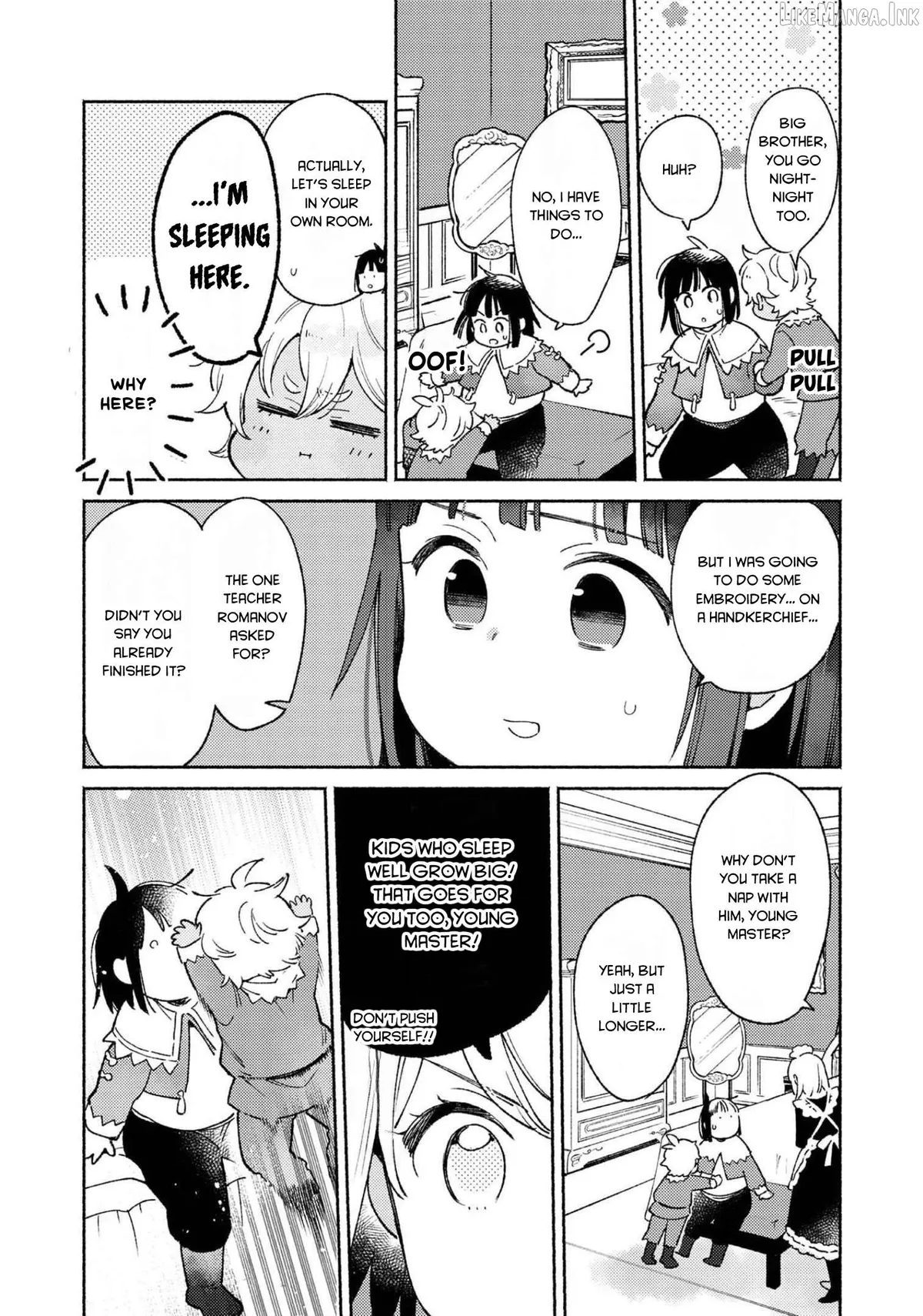 Shiroi Buta Kizoku desu ga Zense no Kioku ga Haeta no de Hiyoko na Otouto Sodatemasu Chapter 9 page 13 - 