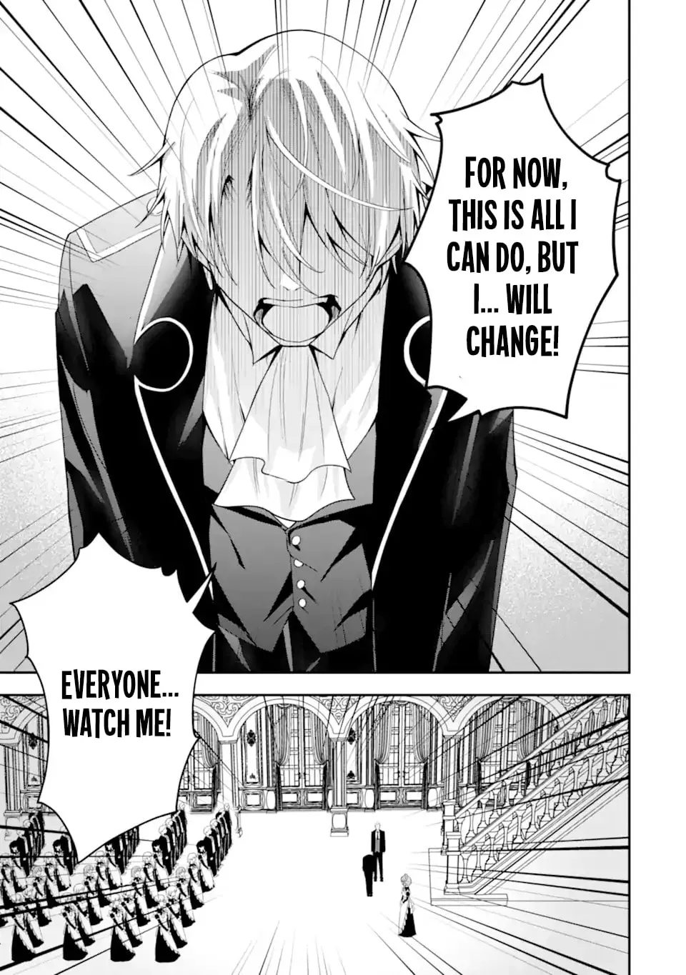 Shokei Flag no Akuyaku Kizoku ni Tensei Shita ga, Shinitakunai no de Yami Mahou o Kiwamete Heroine-tachi o Sukuimasu Chapter 1.1 page 32 - 