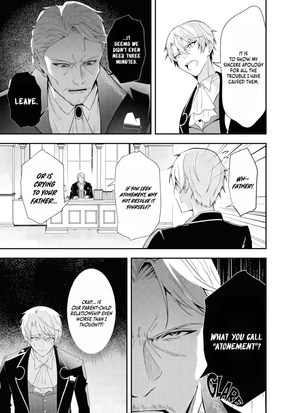 Shokei Flag no Akuyaku Kizoku ni Tensei Shita ga, Shinitakunai no de Yami Mahou o Kiwamete Heroine-tachi o Sukuimasu Chapter 1 page 35 - 
