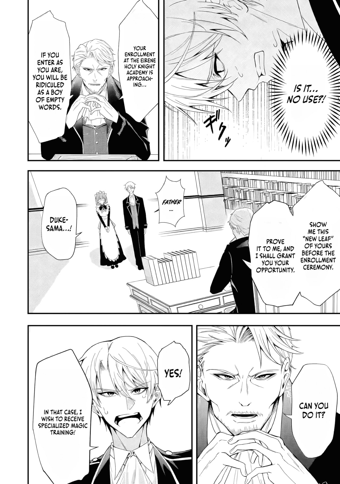 Shokei Flag no Akuyaku Kizoku ni Tensei Shita ga, Shinitakunai no de Yami Mahou o Kiwamete Heroine-tachi o Sukuimasu Chapter 1 page 38 - 