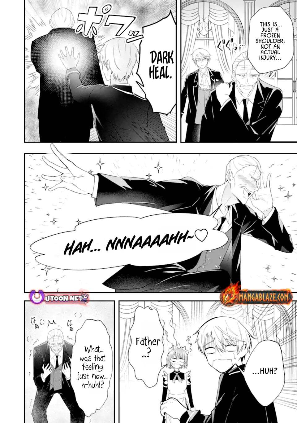 Shokei Flag no Akuyaku Kizoku ni Tensei Shita ga, Shinitakunai no de Yami Mahou o Kiwamete Heroine-tachi o Sukuimasu Chapter 2.1 page 14 - 
