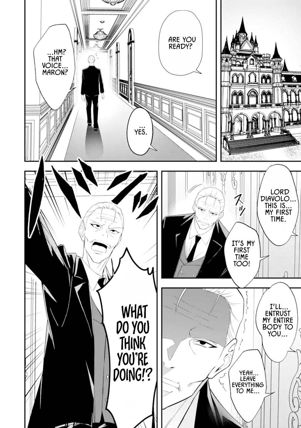 Shokei Flag no Akuyaku Kizoku ni Tensei Shita ga, Shinitakunai no de Yami Mahou o Kiwamete Heroine-tachi o Sukuimasu Chapter 2.1 page 8 - 