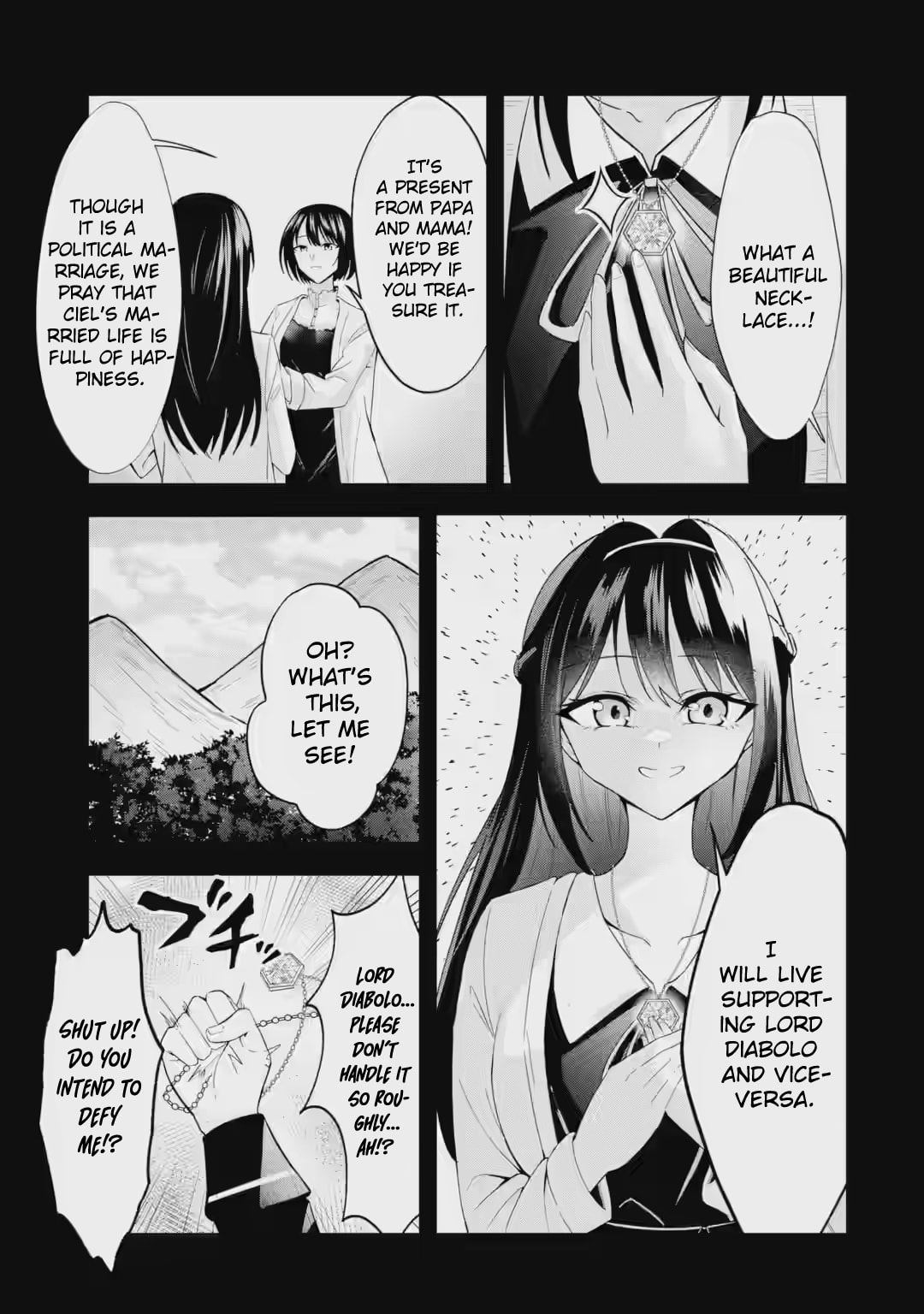 Shokei Flag no Akuyaku Kizoku ni Tensei Shita ga, Shinitakunai no de Yami Mahou o Kiwamete Heroine-tachi o Sukuimasu Chapter 2.3 page 4 - 