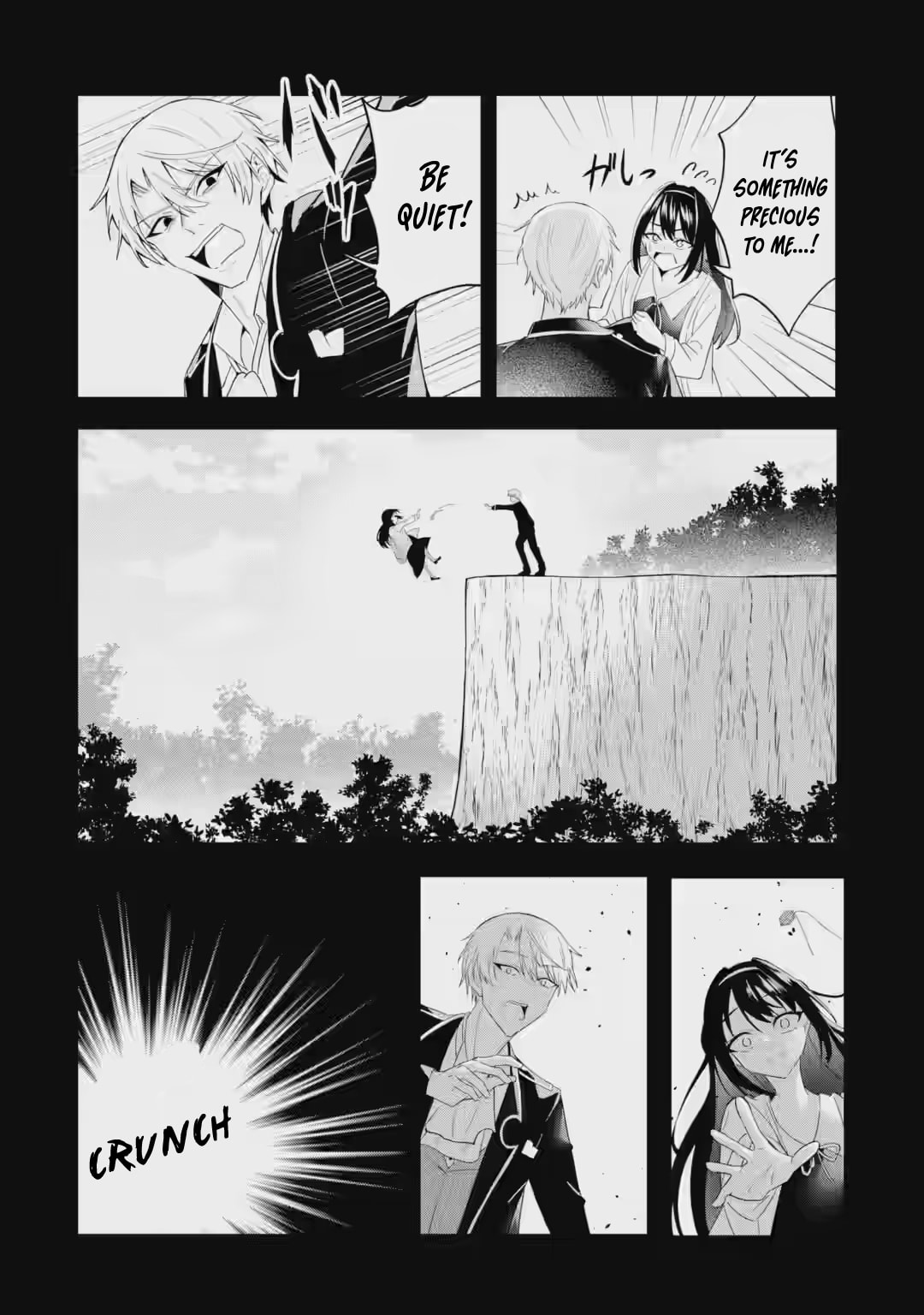 Shokei Flag no Akuyaku Kizoku ni Tensei Shita ga, Shinitakunai no de Yami Mahou o Kiwamete Heroine-tachi o Sukuimasu Chapter 2.3 page 5 - 